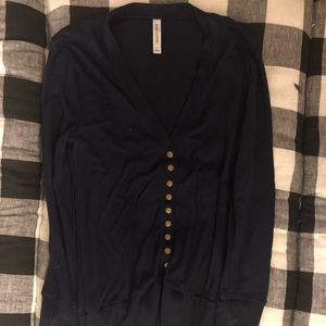 Navy blue cardigan